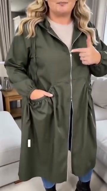 Women's Mid-Length Hooded Everyday Jacket