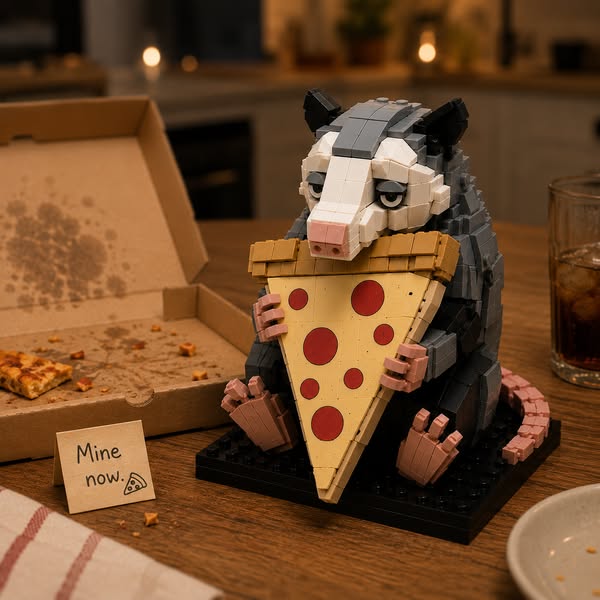 Pizza Possum Brick Set