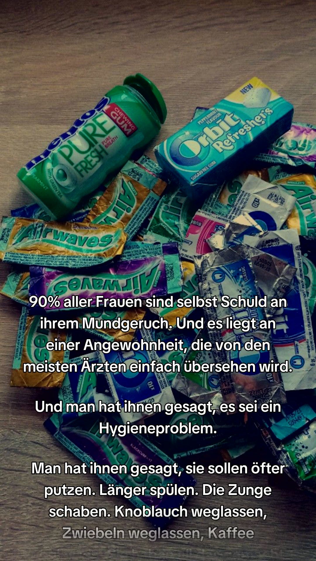 Es liegt nicht an deiner Hygiene