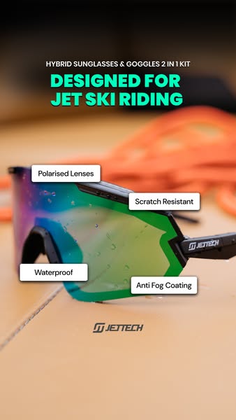 5-Star Jet Ski Riding Goggles & Sunglasses