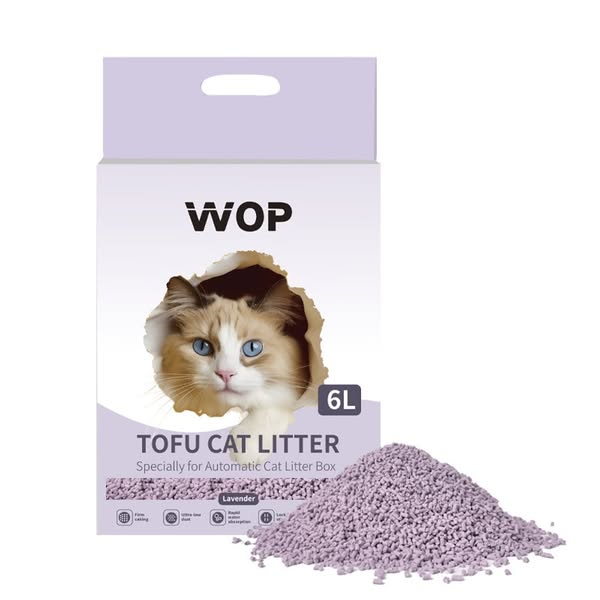 TOFU kattenbakvulling Lavendel