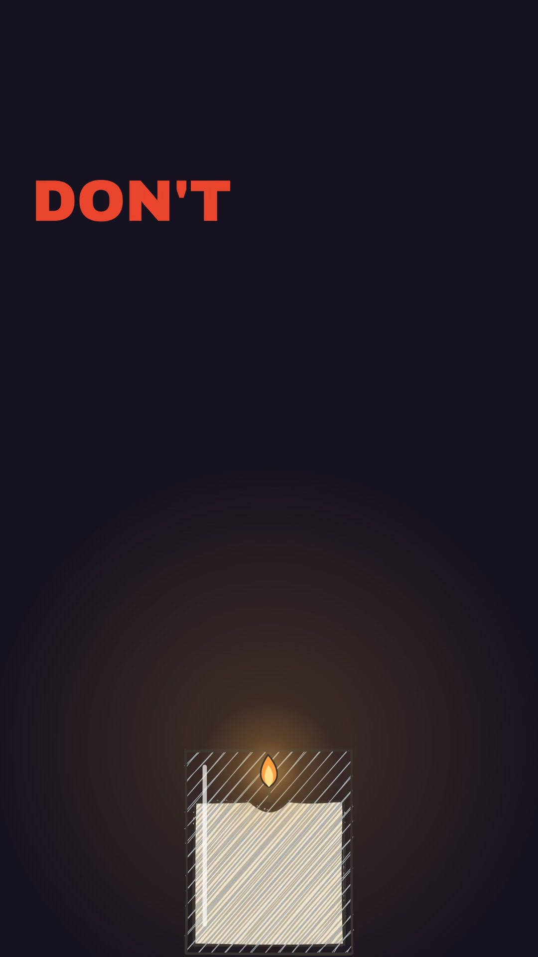 The candle that never burns a hole
