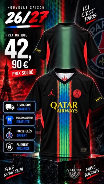 7 Maillots achetés = 4 Payés !