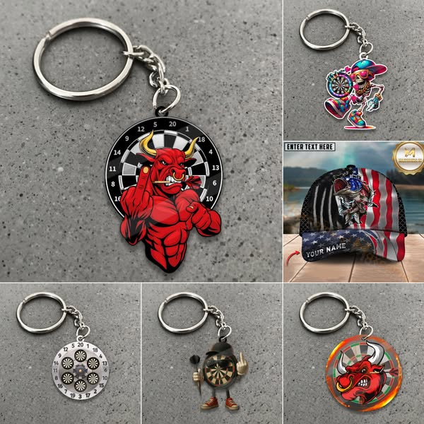 DARTS 3D KEYCHAIN