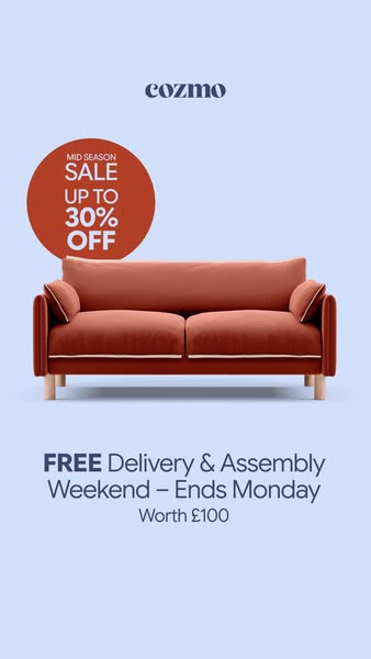 Free delivery & assembly this weekend