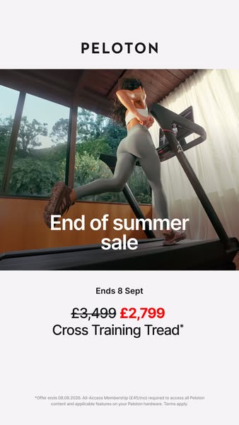Save £550 on Cross Training Tread