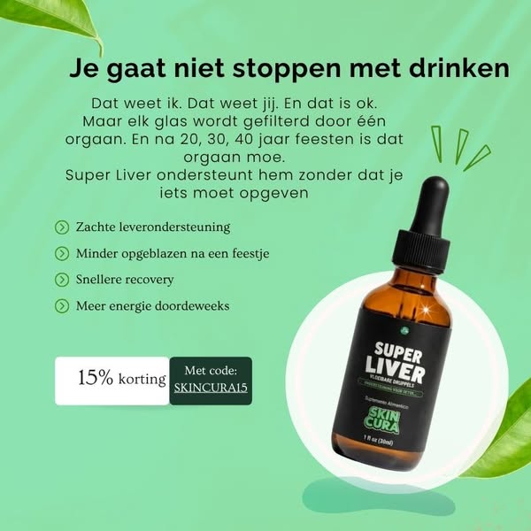 Geniet van je glas en verzorg je lever