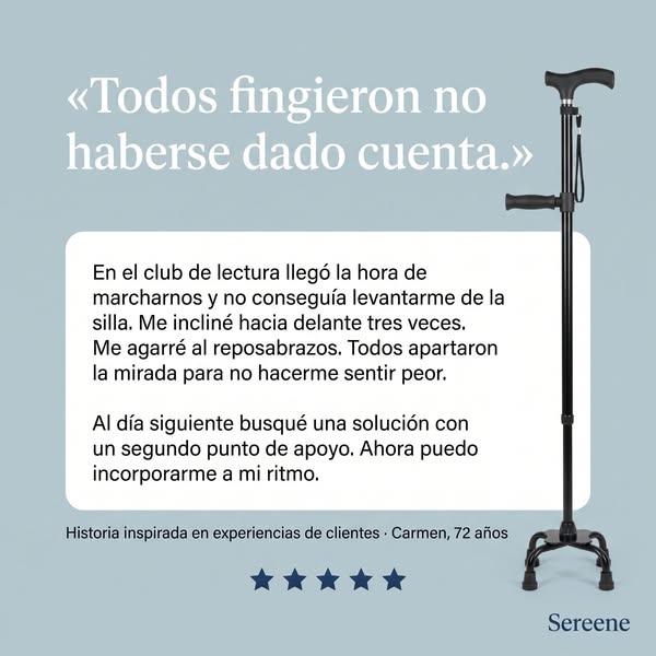 Bastón de Apoyo 5 en 1 · Hoy -50%