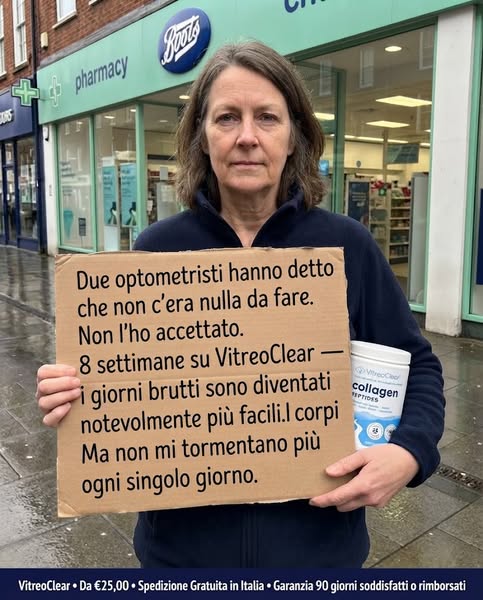 VitreoClear – Peptidi di collagene per supportare la struttura collagenica del corpo vitreo