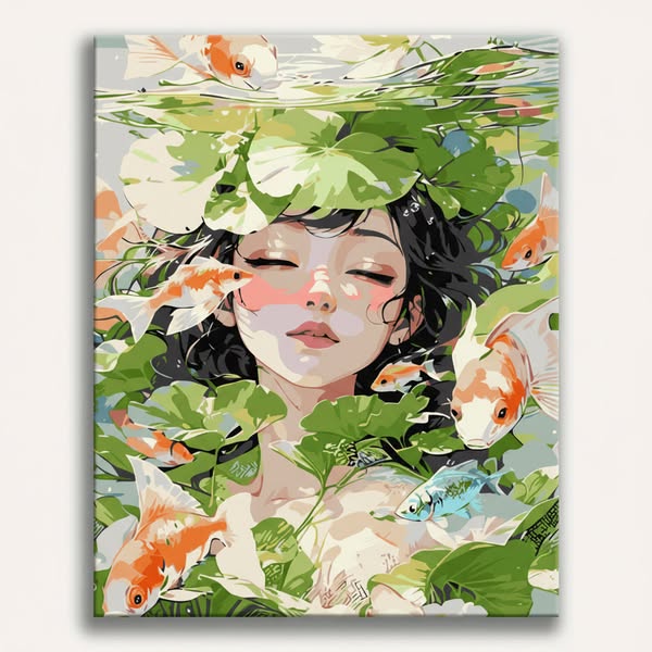 Girl with Golden Fish