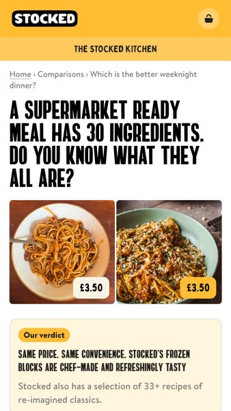 What's really in supermarket ready meals?