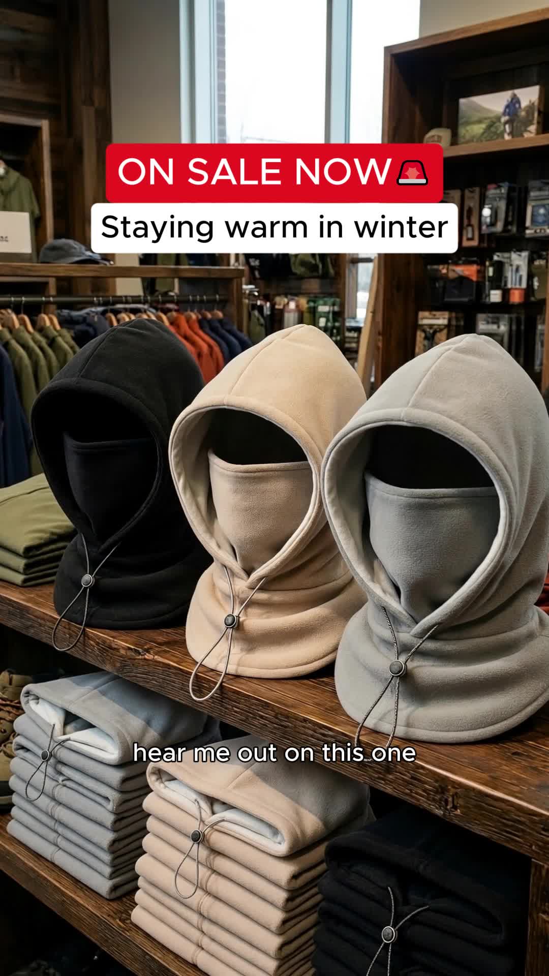 One Piece. Three Winter Essentials.