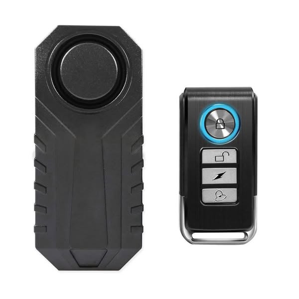 Wireless Motorcycle Vibration Alarm – USB Rechargeable | Remote Control