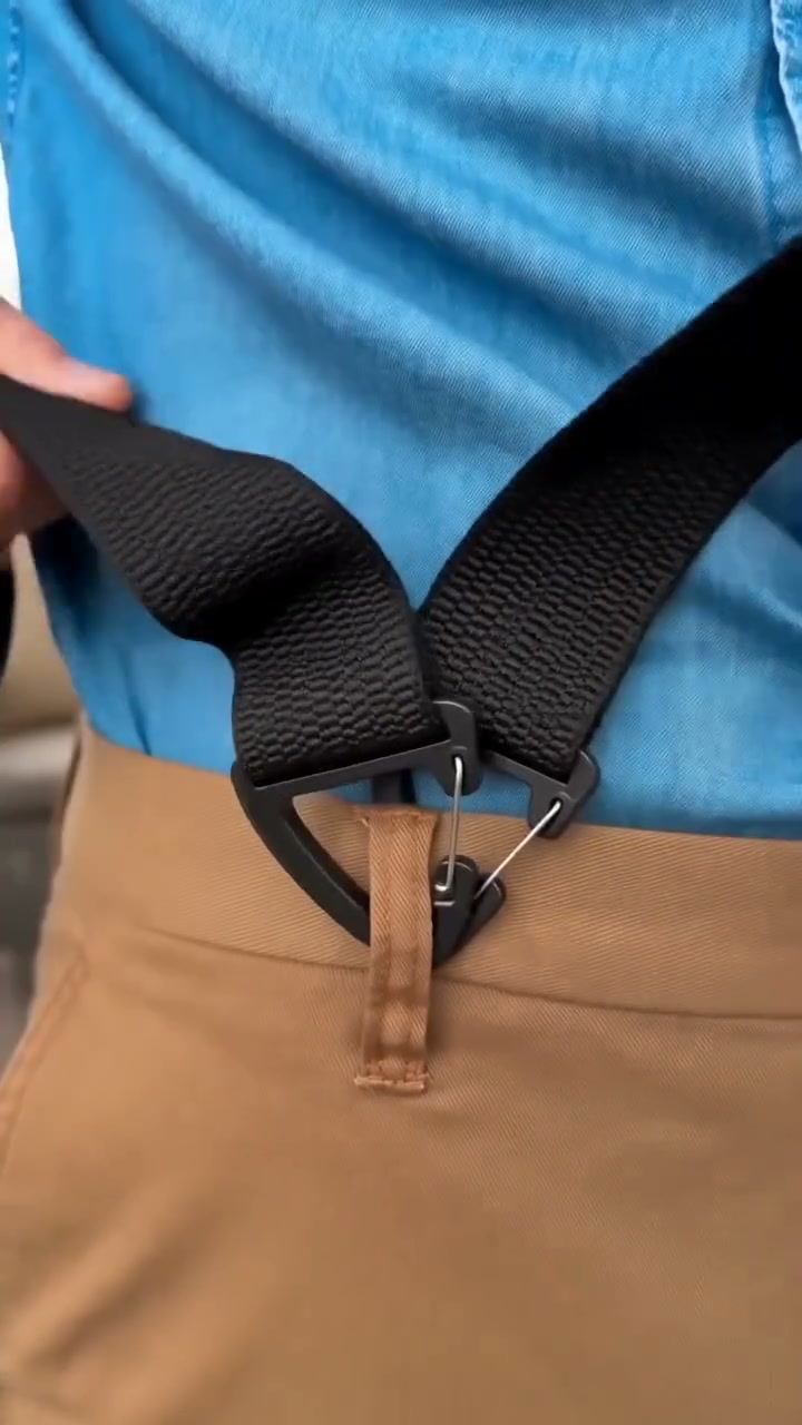 Men's X-Back Suspenders with Hook Clips