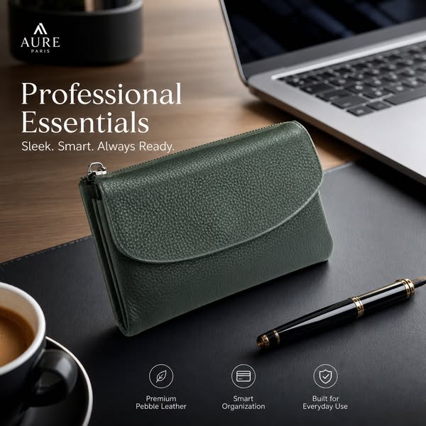 Last Day 49% OFF Pebble Leather Wallet Buy 2 Get Free Shipping Today