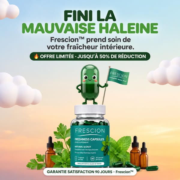 Fini de vérifier ton haleine dans le creux de ta main !