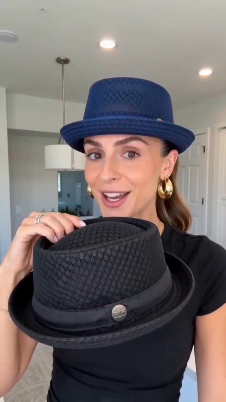 Unisex Breathable Mesh Pork Pie Hat