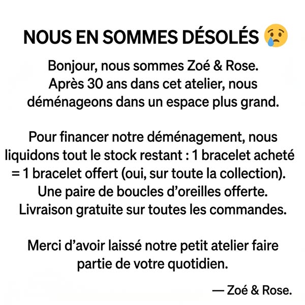 « On déménage ! » : 2 au prix d'1
