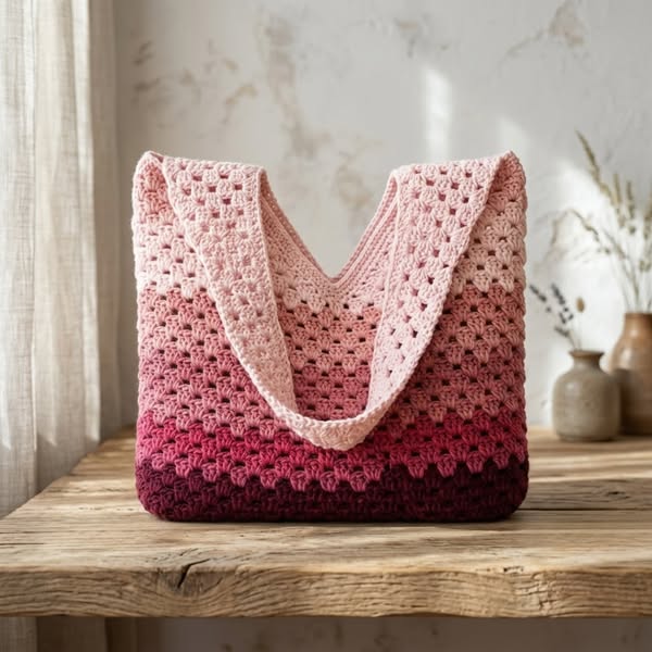 90% Off Granny Stitch Tote Bag Crochet Pattern
