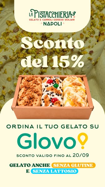 Ordina il Gelato de La Pistacchieria su Glovo
