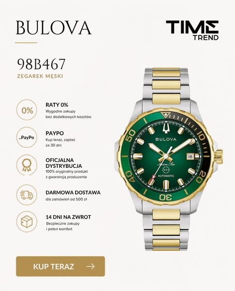 Bulova 98B467 — kup teraz