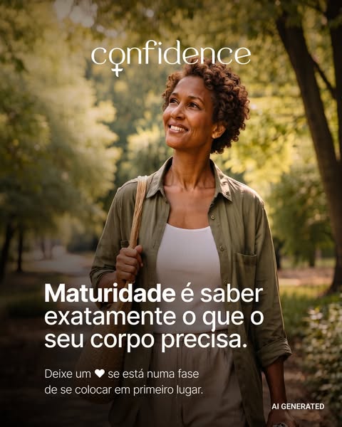 Anúncio de Confidence-Mulher