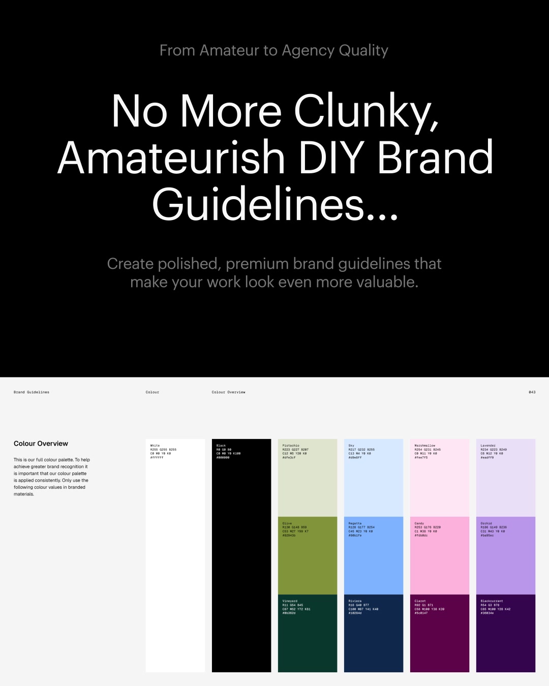 No More Clunky, Amateurish DIY Brand Guidelines