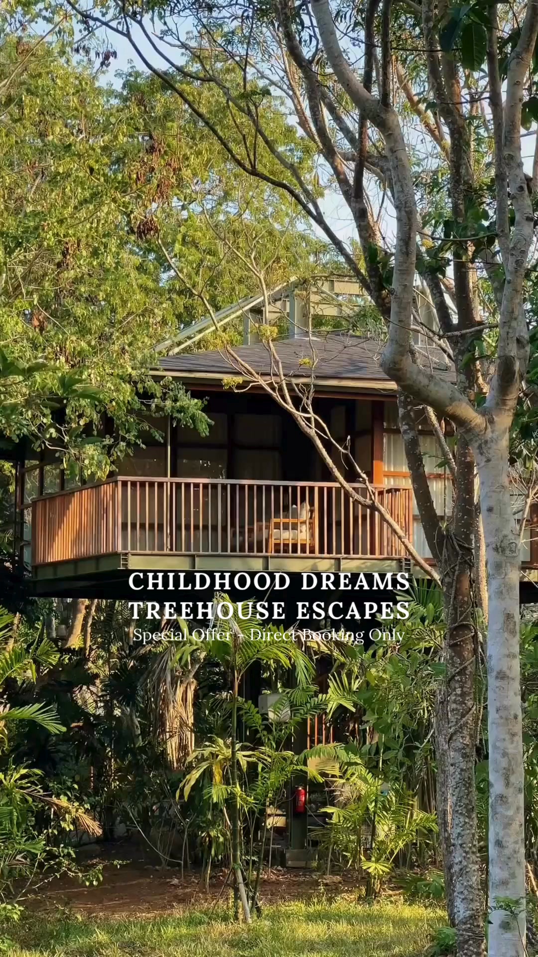 Float among the forest in childhood dream treehouse - Direct Booking Special Offer