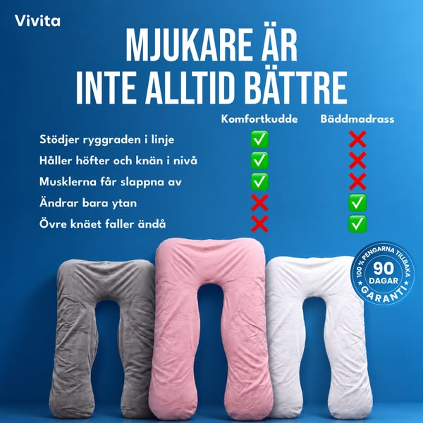 Komfortkudden är nu på rea!
