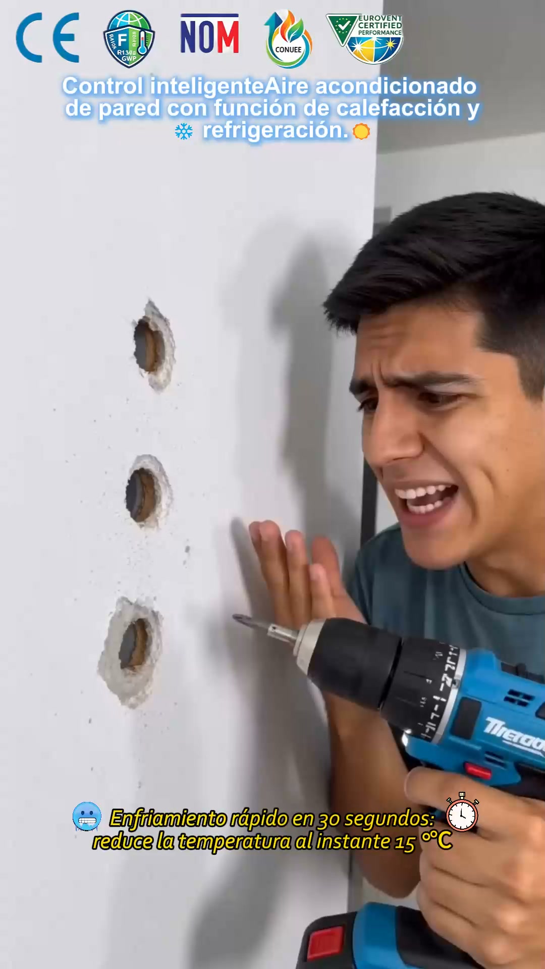 ¿Aire acondicionado sin perforaciones? ¡Sí, es posible! Desde solo $1,450 MXN por unidad