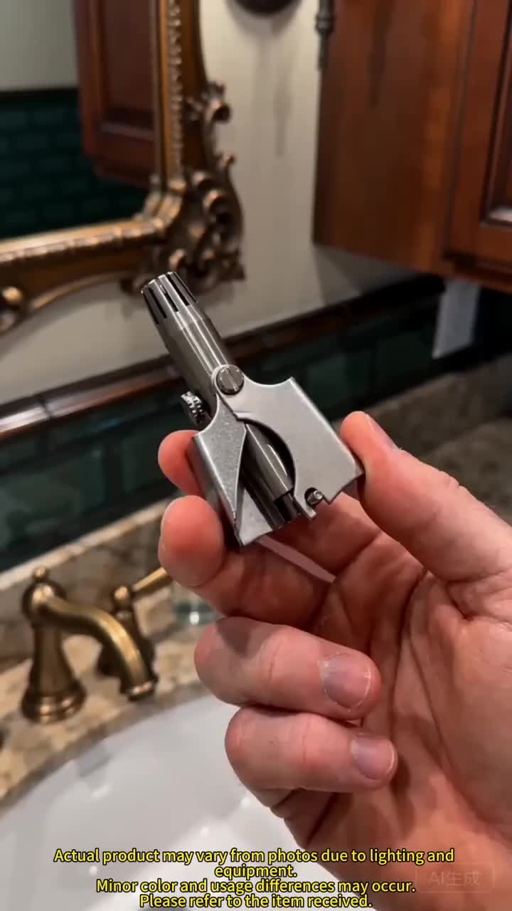 Manual Stainless Steel Nose Hair Trimmer