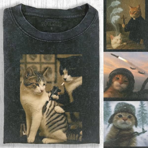 Wacky Cat Tees.