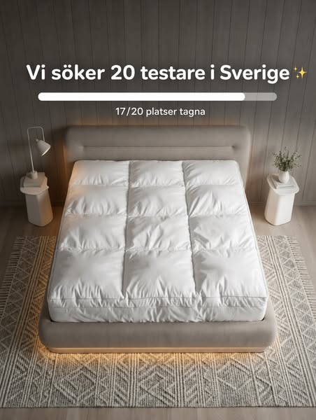 Vi söker 20 testare!