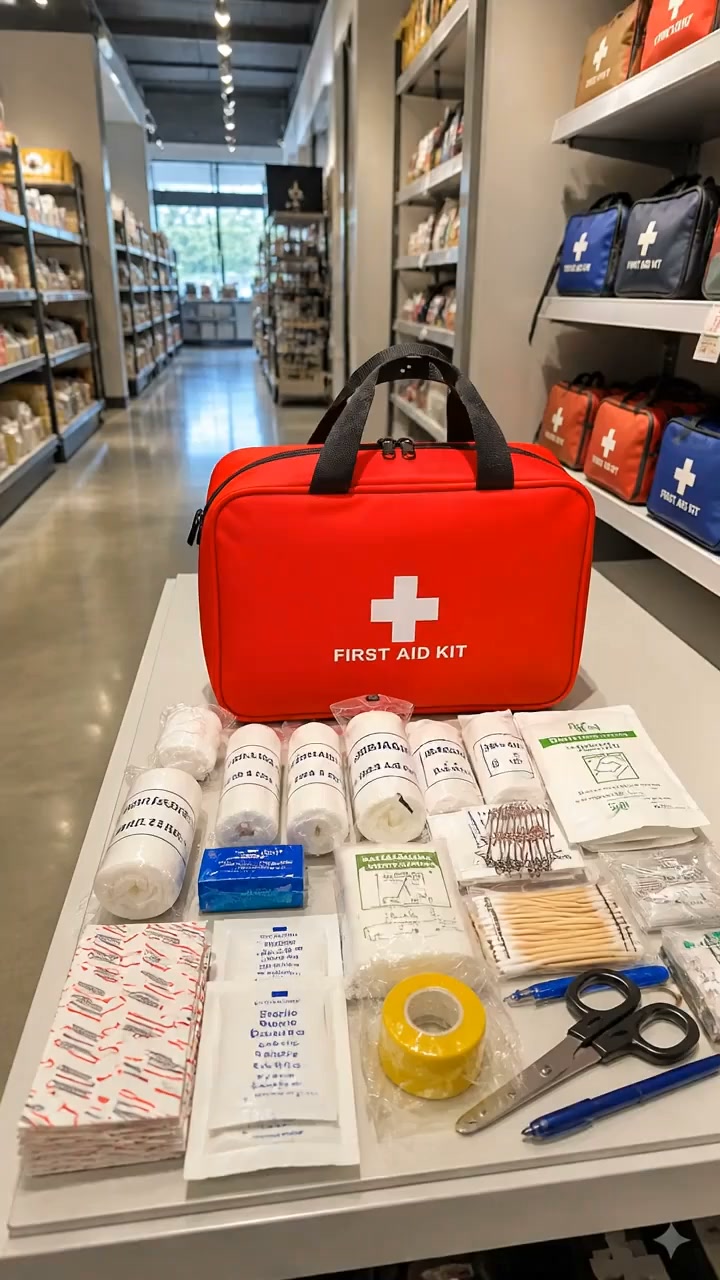 Waterproof Compact Trauma First Aid Kit | Emergency Safety For UK Home, Car & Camping