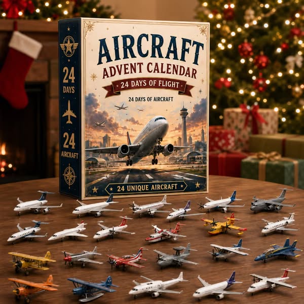 Aircraft Advent Calendar 2026 | 24 Days of Flight with 24 Unique Miniatu