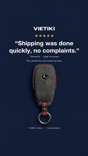 Mercedes Alcantara Key Cover. No Drama.