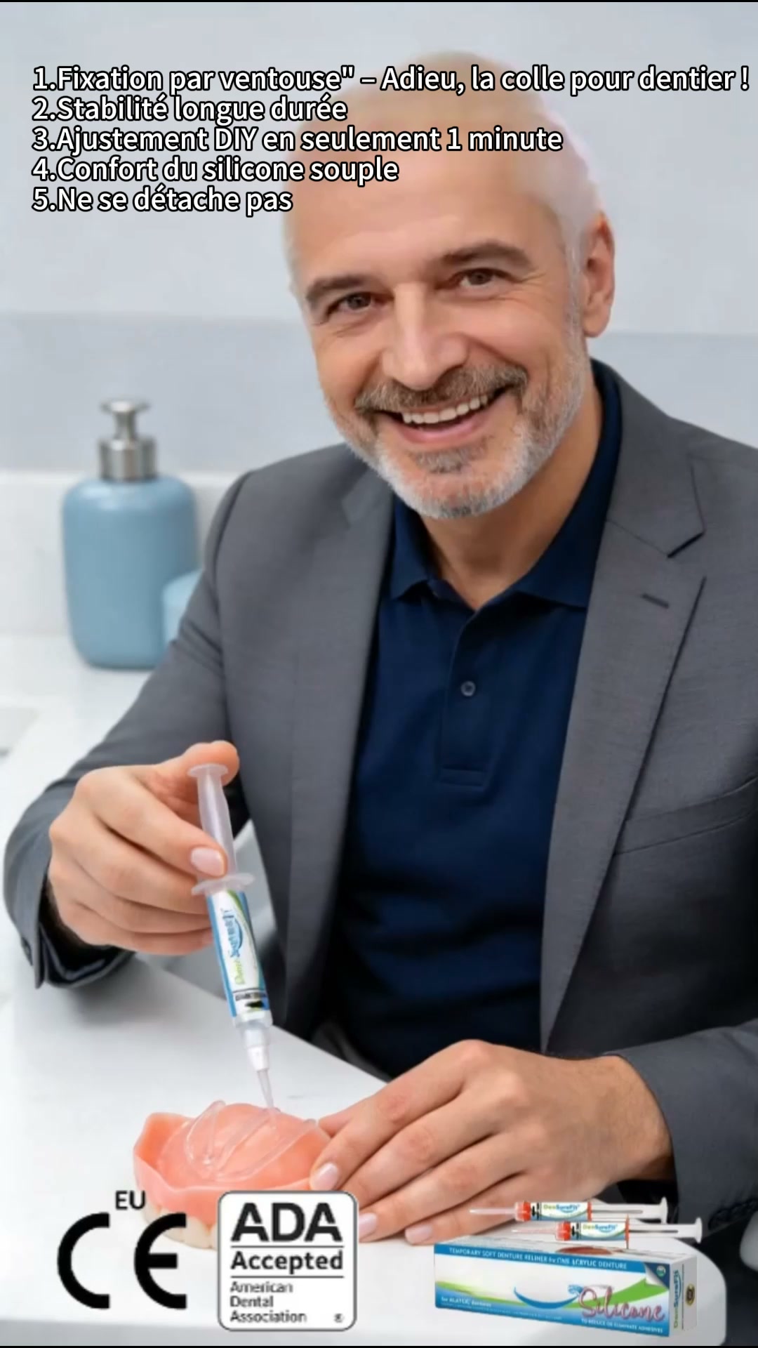 Fini les douleurs de prothèses !