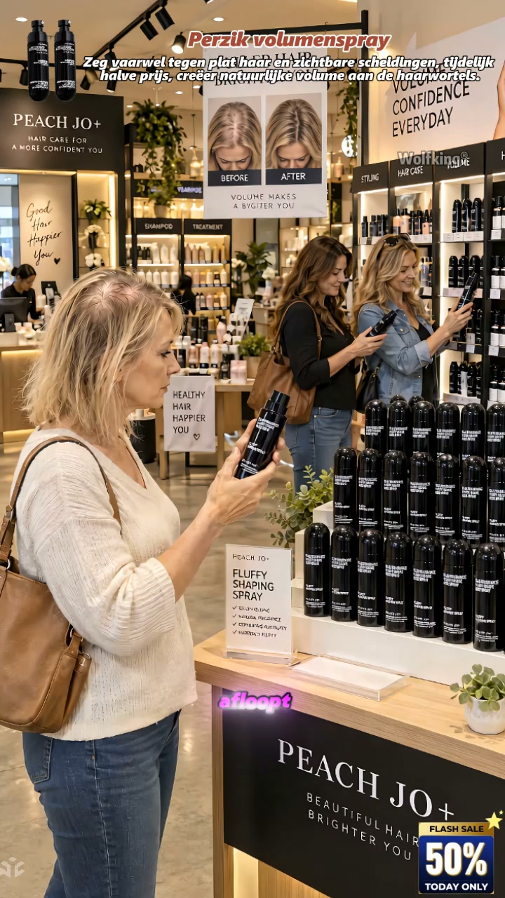 Volumegevende Haarspray met Perzikgeur