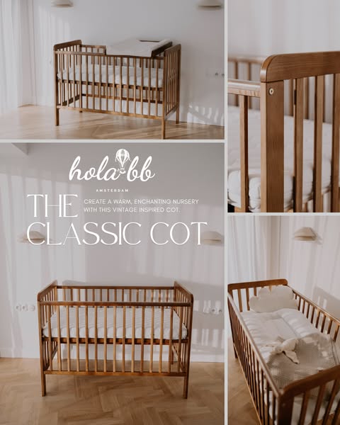 Woodies Classic Cot Vintage
