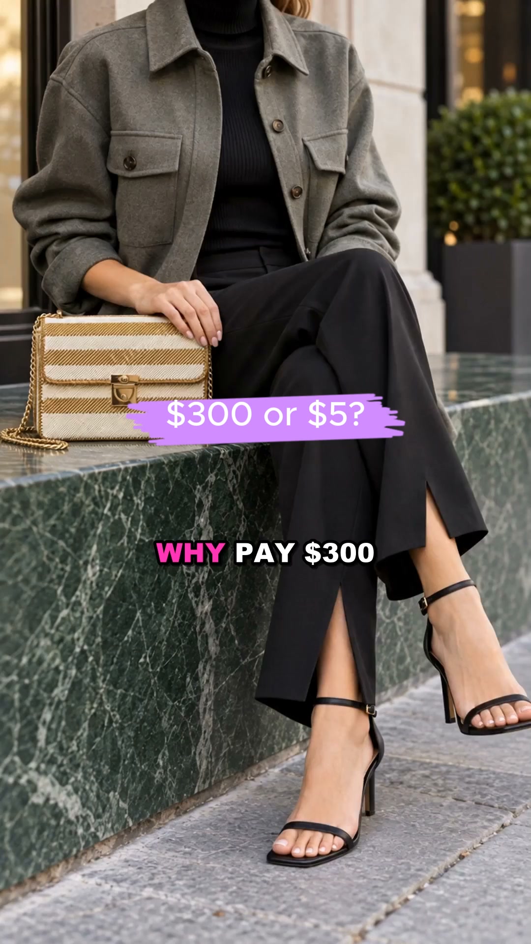 The $300 Look for a Few Dollars