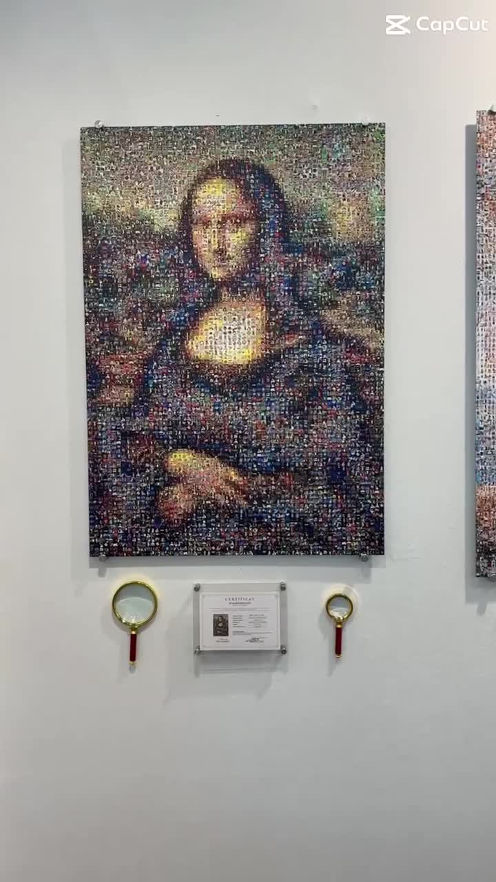 Une seule image, composée de centaines de photos.