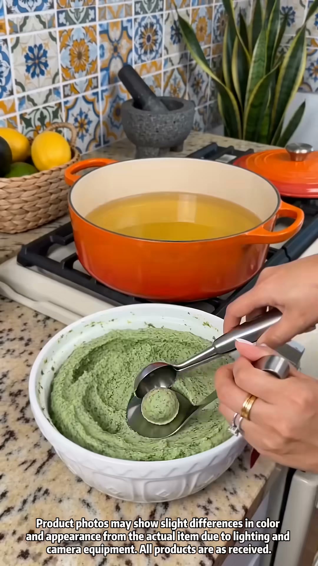 2-Pack Stainless Steel Meatball Maker Spoon – Make Perfect Meatballs Without Messy Hands