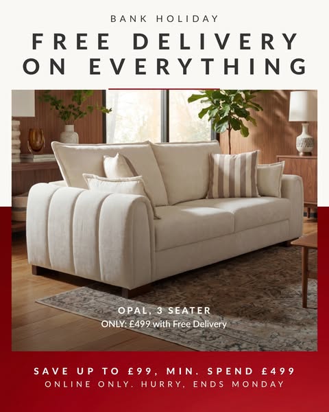 FREE Sofa Delivery | Shop The Sale