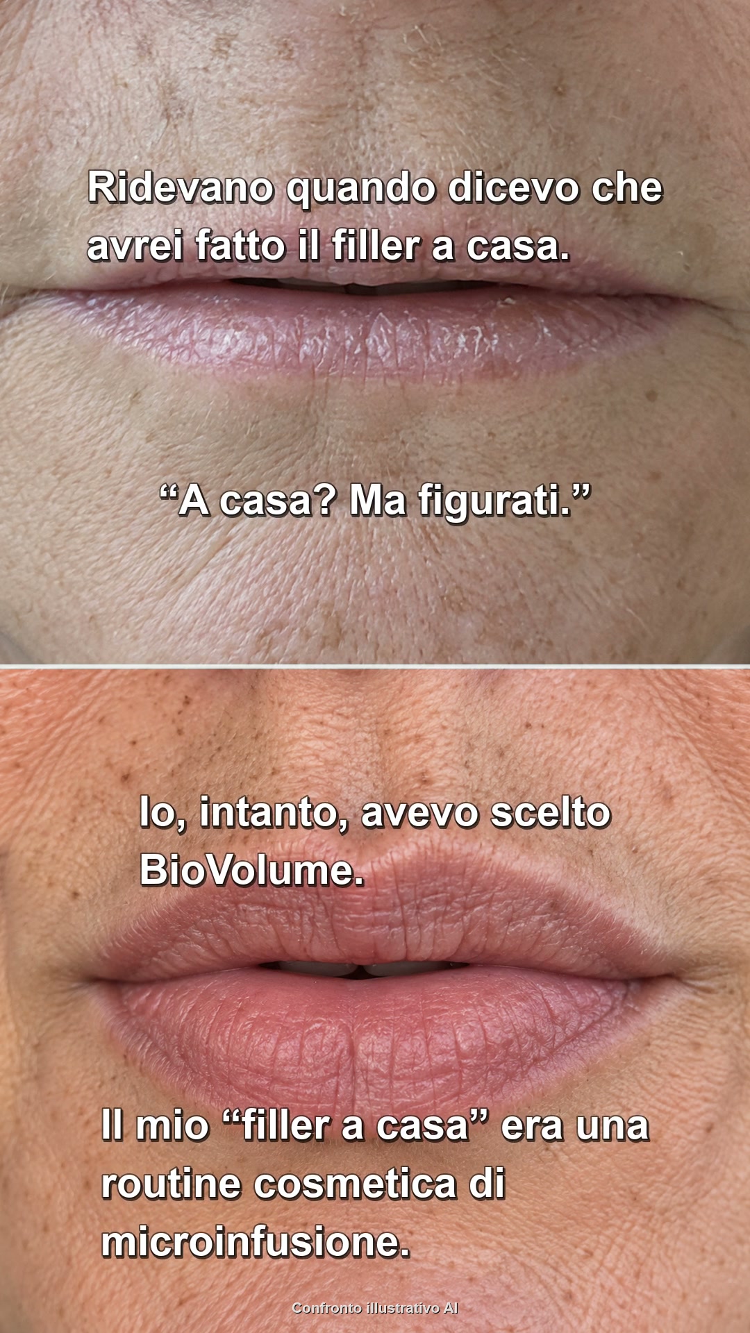 Labbra sottili? Prova questo