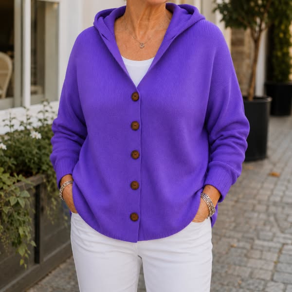 Knitted Hooded Cardigan — Summer Sale, 60% Off