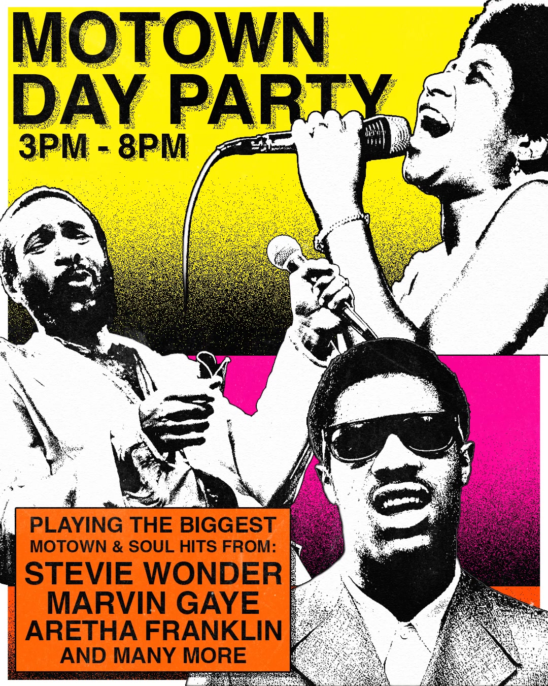 Anúncio de Motown Day Party
