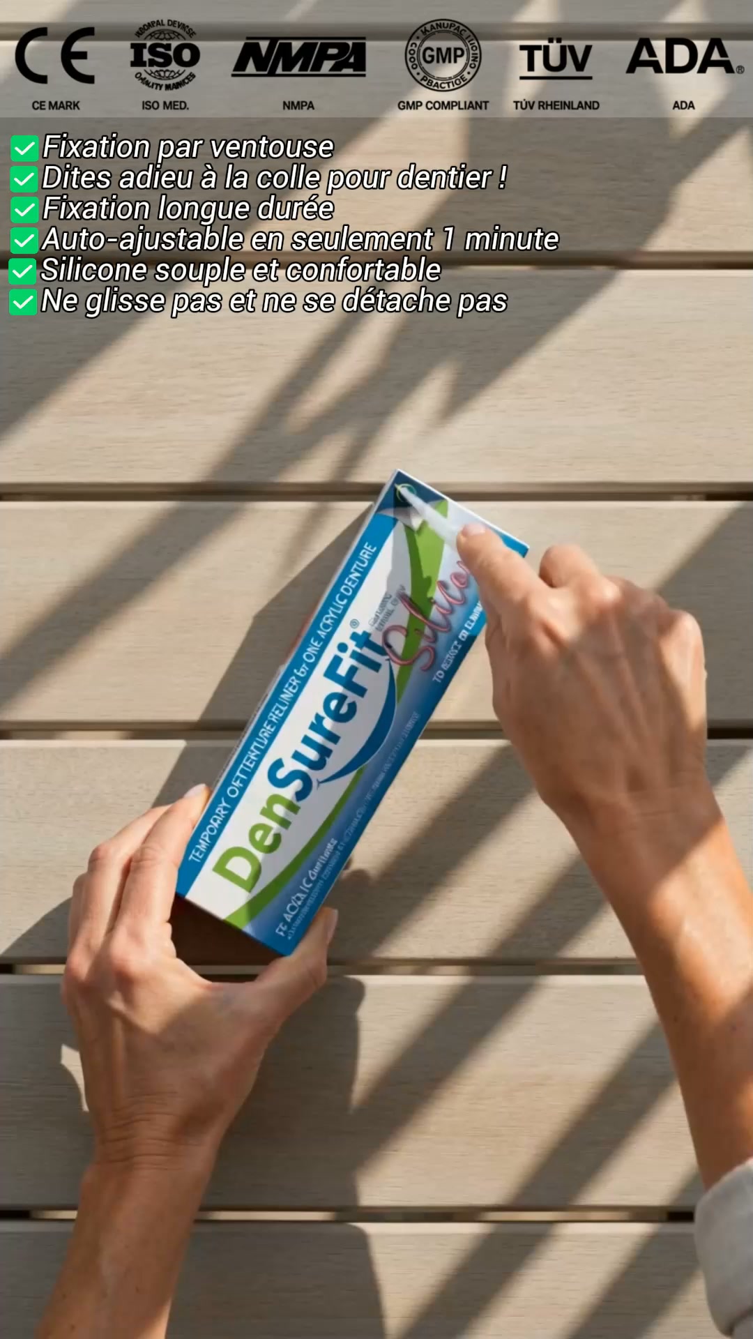 Fini les douleurs de prothèses !