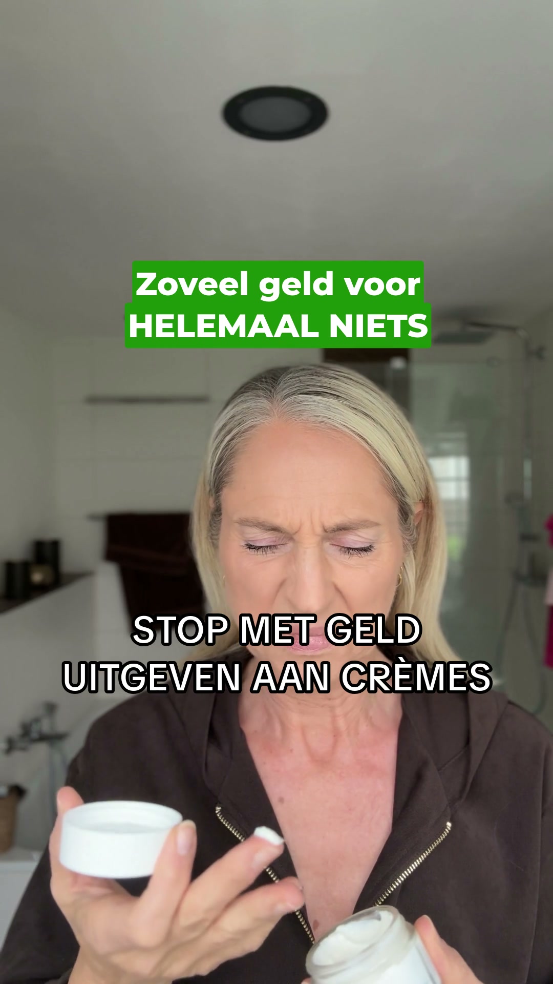 Minder rimpels of uw geld terug.