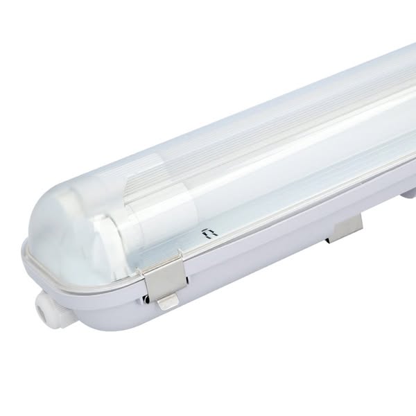 LED TL armatuur 120cm dubbel - T8 (G13) - 36 Watt 3960 lumen (110lm/W) - 6000K daglicht wit (860) - Koppelbaar - Flikkervrij - IP65 waterdic