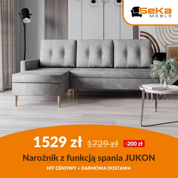Narożnik Jukon tylko za 1529 zł - HIT CENOWY